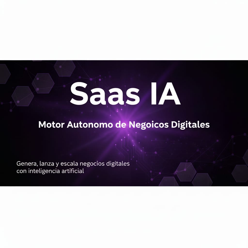 SaaS IA-Motor Autónomo de Negocios Digitales